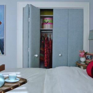 view of closet in a bedroom