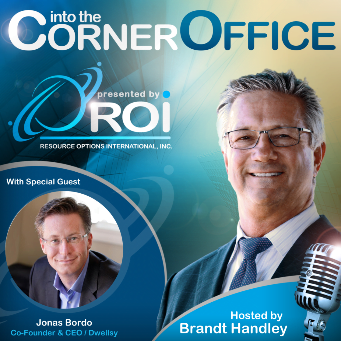podcast cover photo for Into the Corner Office featuring Jonas Bordo