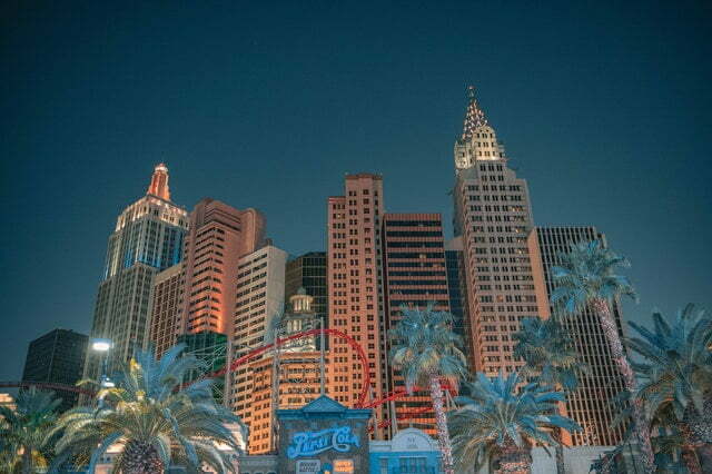 skyscapers in Vegas
