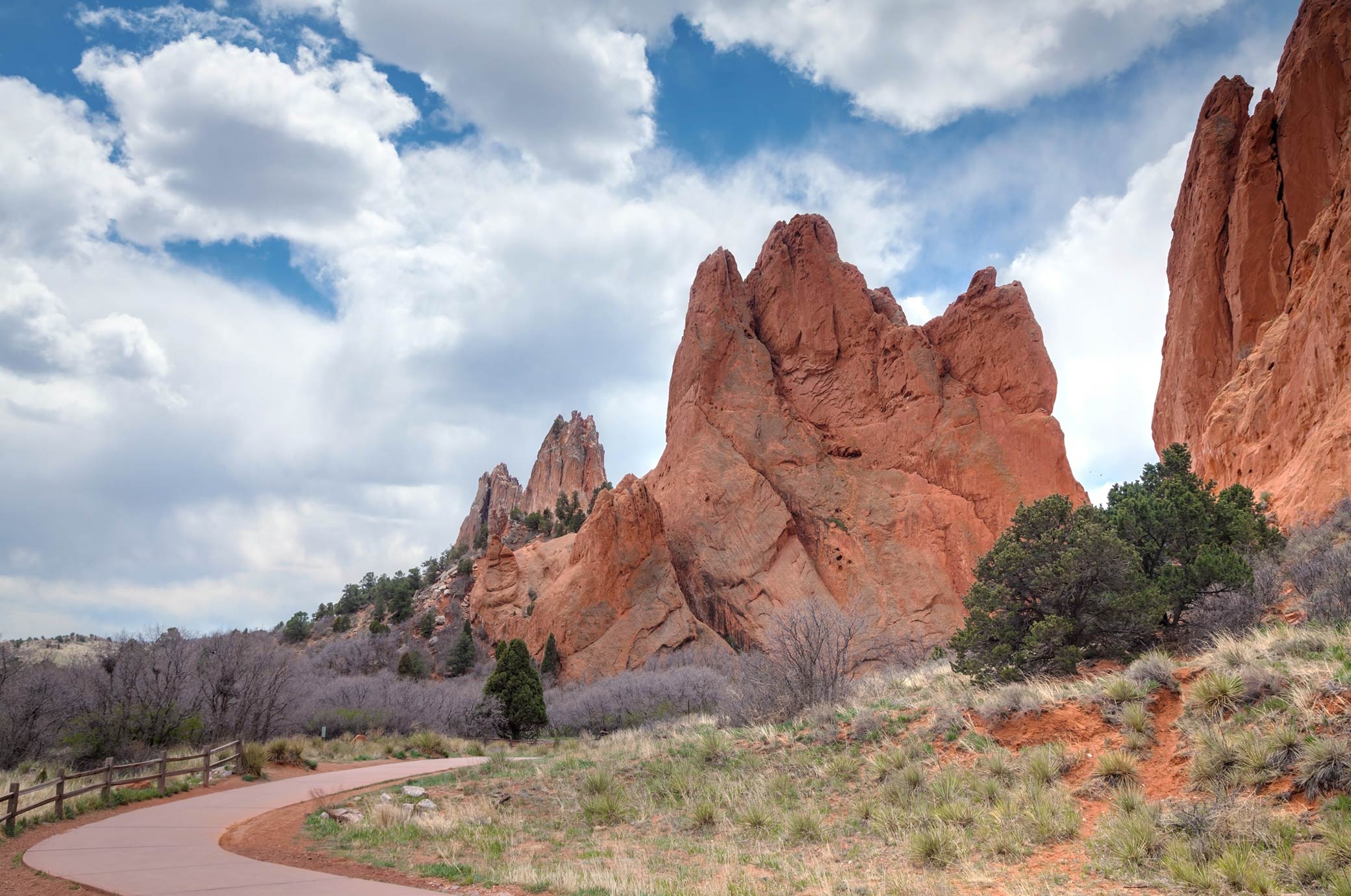 red rock formations in Colorado