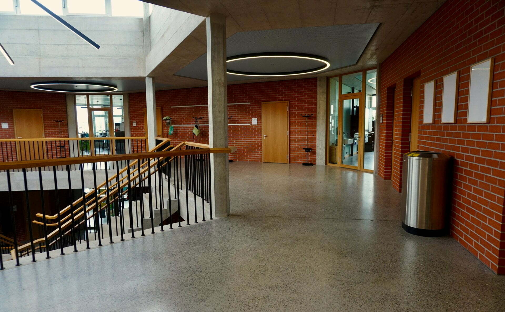 interior of school building