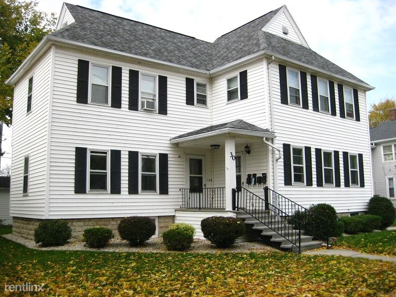 White two-story House