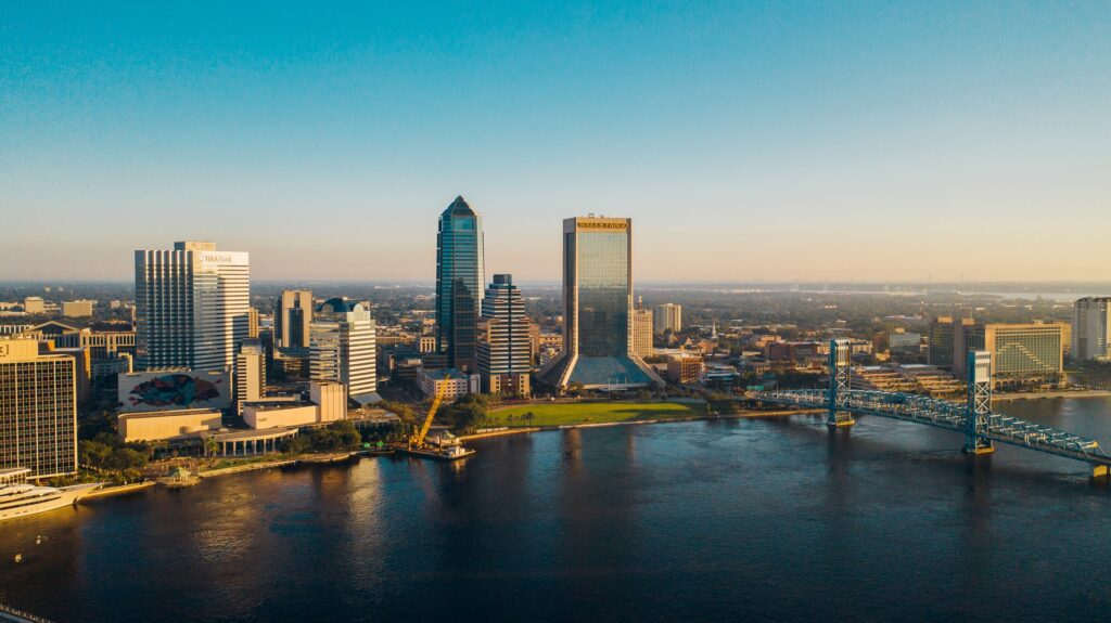skyline of Jacksonville Florida