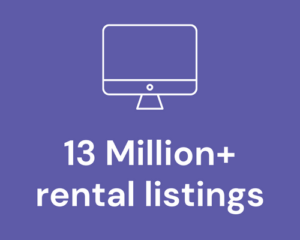 13 million+ rental listings
